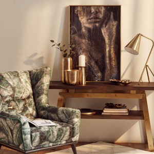 Bougeoir élégant en laiton fait à la main Accent décoratif pour l'éclairage festif et le but de cadeaux - Product Image 2