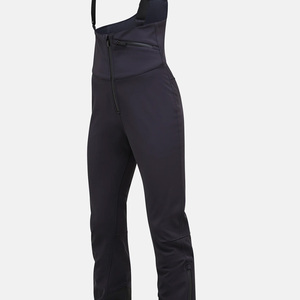 Ropa de esquí de invierno personalizable para mujer, pantalones impermeables con pechera, características a prueba de viento, Material transpirable, cremallera con estampado de logotipo - Product Image 5