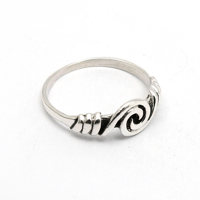 Minimalist Design Luxury Handmade Silver 925 Jewelry Authentic 925 Sterling Silver Ring Chain Stackable Finger Rings for Women