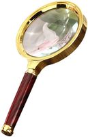 Modern Brass Screen Magnifier Barraud & Sons London 10x Lens Diameter Customized Color Desktop Accessory
