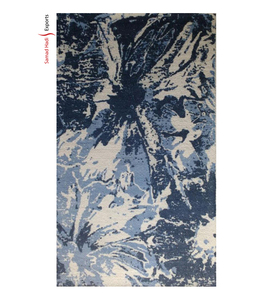 Vente chaude tapis en coton de qualité supérieure tapis de chambre à coucher et de salon abstraits imprimés en soie - Product Image 2