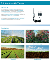 Pour l'agriculture intelligente Dragino LoRaWAN capteur humidité du sol capteur de conductivité électrique