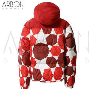 Chaud Durable Personnalisable Marque Coupe-Vent Respirant et Confortable Matelassé Chaud Extérieur Pour Automne et Hiver Puffer Veste À Capuche - Product Image 2