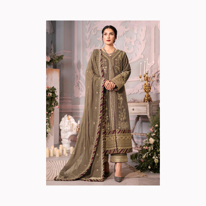 Vêtements islamiques traditionnels indiens pakistanais Salwar kameez khadr fait à la main Balochi Galla robe musulmane élégante comme lehenga choli - Product Image 1