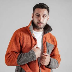 Chaqueta de Invierno Polar para hombre con puños ajustables, cálida y transpirable para actividades al aire libre en climas fríos - Product Image 4