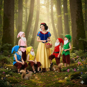 Les 7 Nains Blanche Neige Costumes de Cosplay - Product Image 2