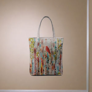 Bolsa de Mano de Algodón Sólido Hecha a Mano, Ligera, Reutilizable y Ecológica, con Cierre de Cremallera, Colores Pastel, Diseño Moderno para la Playa y las Compras - Product Image 3