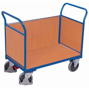 Carretilla de Transporte de Madera Variofit con Cuatro Ruedas de PU, Dimensiones 1040 x 500 x 975 mm, para Uso Industrial, Personalización OEM - Product Image 1