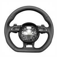 Volant Sur Mesure au Design Sportif, Accessoires Auto en Cuir pour Audi A3 A4 A5 A6 A7 A8 Q3 Q5 Q7