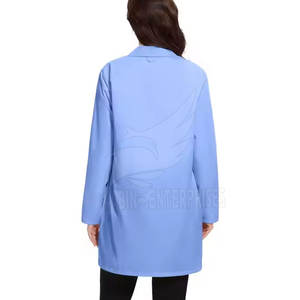 Logo personnalisé OEM blouse d'hôpital blanche à manches longues uniforme de laboratoire du fournisseur médical pour hommes et femmes vêtements de médecin - Product Image 4