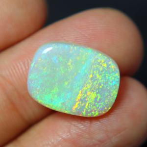 Cabujón de ópalo australiano Natural De 9,00 quilates, Ópalo de fuego verde australiano, Ópalo de cristal, fabricación de joyas de piedras preciosas sueltas - Product Image 6