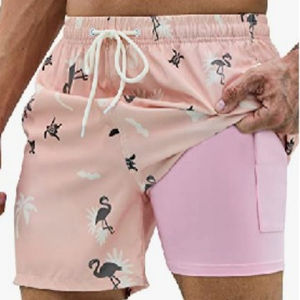 Men's Custom High Street Basketball Fitness Jogger Running Workout Shorts Double-<b>Layer</b> Cotton Polyester Solid Quick Dry - Product Image 4