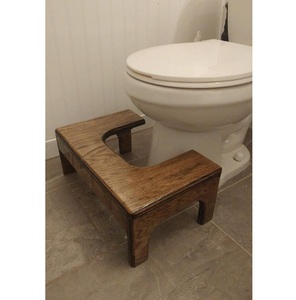 เก้าอี้ไม้สำหรับนั่งยองเพื่อสุขภาพการเคลื่อนไหวของลำไส้และความสะดวกสบายในห้องน้ำ - Product Image 3