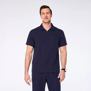 ชุดยูนิฟอร์มพยาบาลแบบใหม่ เสื้อพูลโอเวอร์ทอผ้า ชุดสครับ ยืดได้ ชุดจ็อกเกอร์สำหรับโรงพยาบาล ขายส่ง ปรับแต่งสีและโลโก้ได้ - Product Image 1