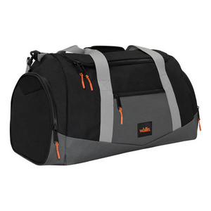Valigia sportiva e da viaggio Wallis 35L semi-impermeabile nera e grigia - Product Image 2