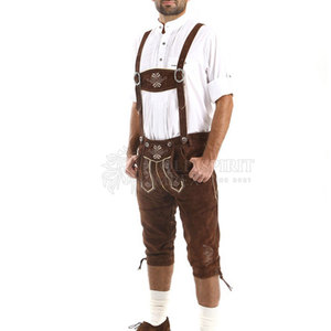 Hommes du fabricant professionnel Lederhosen Design personnalisé motif solide bas quantité minimale de commande nouveau Stock du Pakistan - Product Image 3