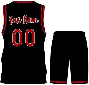 Fait sur mesure uniforme de basket-ball de haute qualité respirant grande taille avec logo personnalisé - Product Image 1