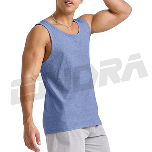 Muscle Tank Tops I Shaped chaleco sin mangas cuello redondo gimnasio camisa entrenamiento blusa Fitness Activewear Top para hombres 2025 - Product Image 2