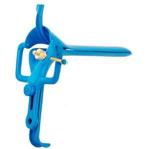 Instrumento quirúrgico de espéculo vaginal de diatermia azul para Ginecología con tubo de humo 4 Base de acumulación de instrumentos quirúrgicos - Product Image 2