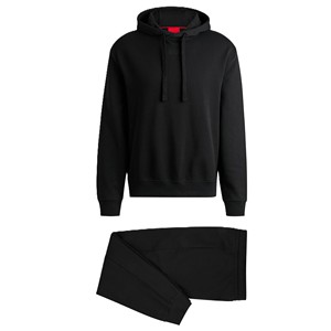 Ensemble de vêtements de sport décontractés pour homme, taille plus, automne-hiver, respirant, polaire, 100% coton, sweat-shirt et pantalon, course à pied, jogging, fitness - Product Image 6