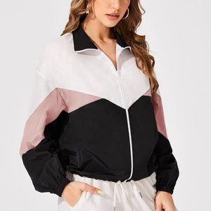 Custom Logo Slim Fit Spring Windbreaker Jacket for Men and <b>Women</b> Outdoor <b>Running</b> with Sublimation Design Nylon Lining - Product Image 1