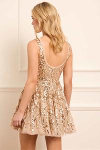 Vestido de fiesta corto de lujo para mujer, decoración de Pin con cuentas, tela crepé, hueco Sexy para club nocturno, traje de cantante de actuación - Product Image 4