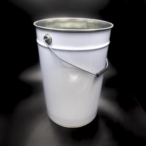 27 litros. diámetro. Cubos cónicos de hojalata personalizables de 292 x 445 mm con tapa de rosca o tapa de cierre de anillo, aptos para productos a base de solventes - Product Image 2