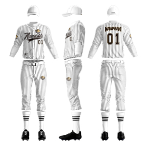 Haute qualité vêtements de sport meilleure conception poids léger 2025 nouveauté Polyester matériel Baseball uniforme - Product Image 3