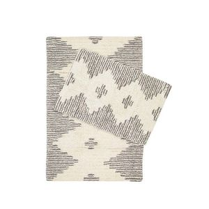 Tapis de salle de bain absorbant, tapis de bain antidérapant 16 x 24, tapis de sol en coton écologique, motif floral moderne, facile à nettoyer, séchage rapide - Product Image 1