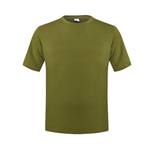Confortable à manches courtes 100% coton vert olive été t-shirts personnalisé hommes t-shirt personnalisé surdimensionné t-shirt hommes - Product Image 1
