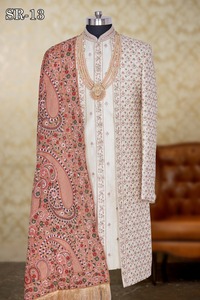 Pakistanais-Inde Sherwani marié mariage Sherwanis Sherwani hommes conception personnalisée au meilleur prix de gros - Product Image 5