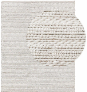 Tapis modernes Laine Boucle naturelle Tressé tissé à la main Tapis en laine tressé à la main Tapis à boucle pour le salon - Product Image 1