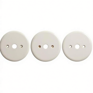 HEWI Round WC/FBM <b>Door</b> <b>Plates</b> Key Rosette Pair 306.23PBNR 99 99 Escutcheon Thickness 10.5 mm - Product Image 3