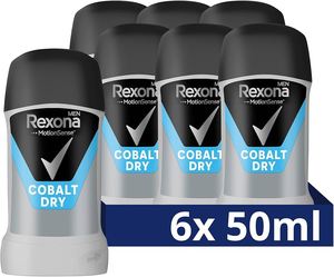 Desodorante en Barra REXONA Men Cobalt Dry 50 ml, Paquete de 6 - Product Image 1