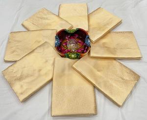 Fournisseur en vrac de saris en soie Designer Lichi FashionHarbour Premium Collection pour revendeurs et boutiques - Product Image 5