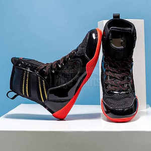 Chaussures de boxe personnalisées de haute qualité avec votre propre logo, collection d'usine en vente - Product Image 5