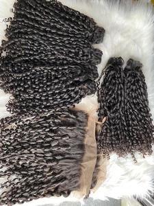 100% paquets de cheveux bouclés Pixie naturels à double tirage irgin du Vietnam bruts non transformés Achetez maintenant pour obtenir une réduction - Product Image 5