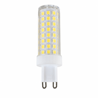 Ampoule LED G9 7W 870LM 360 degrés 220V en céramique+PC à économie d'énergie de haute qualité pour lustre de chambre résidentielle
