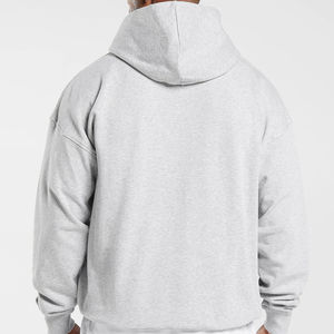 Sweat à capuche épais et surdimensionné 100% coton pour hommes de luxe Hip Hop Streetwear en différentes couleurs avec motif imprimé - Product Image 2