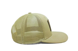 Sombreros de camionero de lona de algodón 100% de alta calidad diseñe su propio logotipo bordado costura parche plano estilo de moda para ciclismo - Product Image 4