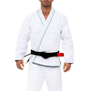 Uniformes de Jiu Jitsu ligeros personalizados de fábrica para hombres y mujeres Precio de logotipo bordado para adultos Ropa de artes marciales - Product Image 6
