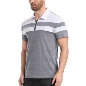 Camiseta Polo para Hombre, Manga Corta, Tela de Algodón, Bordado Personalizado, Impresión de Logotipo, Corte Ajustado de Lujo, Camiseta Polo Informal de Algodón Pima - Product Image 4