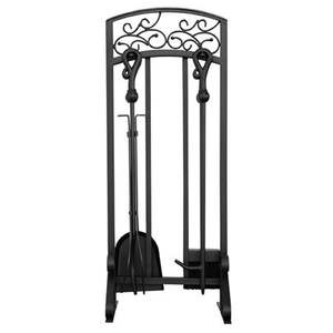 Classic fireplace iron <b>tools</b> set with durable construction and timeless design made for decorative and daily use - Product Image 4