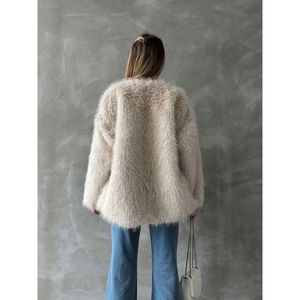 เสื้อโค้ทขนสัตว์ Topshow Stone Plush Wholesale - [object Object] - Product Image 5