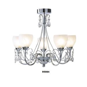 Lámpara colgante moderna de techo de 6 luces, lámparas colgantes de granja para dormitorio, comedor, sala de estar, pasillo, cocina, interior - Product Image 2