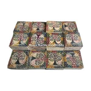 Boîte de sculpture en stéatite de travail Jali incurvée à la main de conception classique avec forme de rectangle conception naturelle polie pour l'article de stockage de bijoux - Product Image 6