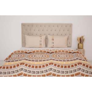 Literie de luxe élégante en damassé royal pour lit king size, couvre-lit avec motif damassé royal pour lits king size - Product Image 1