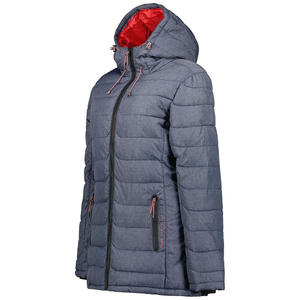Chaquetas Acolchadas Transpirables con Logotipo Personalizado al por Mayor, Nueva Ropa de Invierno, Chaqueta Cortavientos de Manga Larga para Mujer, de Primera Calidad - Product Image 4