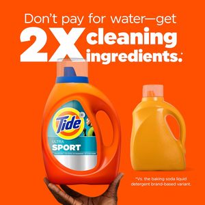Détergent à lessive liquide Tide Plus Febreze Sport Odor Defense, 149 fl oz, 106 lavages, compatible HE - Product Image 4