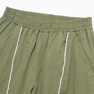 Conjunto de Chaqueta de Dos Piezas con Cierre y Diseño de Color Combinado, Chaqueta Cortavientos de Nailon y Poliéster, Ropa Deportiva Urbana, Chándal de Nailon para Hombre, Venta al por Mayor de Fábrica - Product Image 3